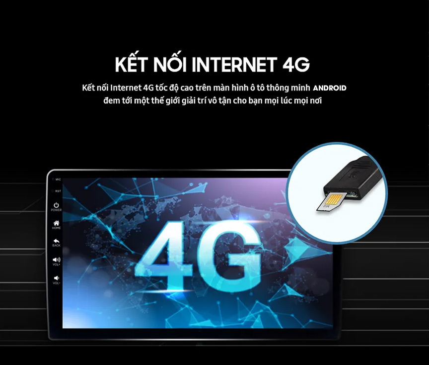 Tốc độ dự liệu chuẩn 4G SIÊU NHANH